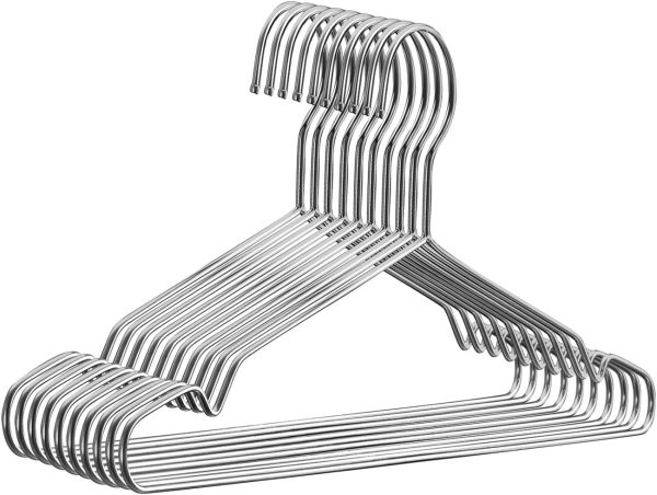 Ultra-Thin Heavy-Duty Stainless Steel Hangers